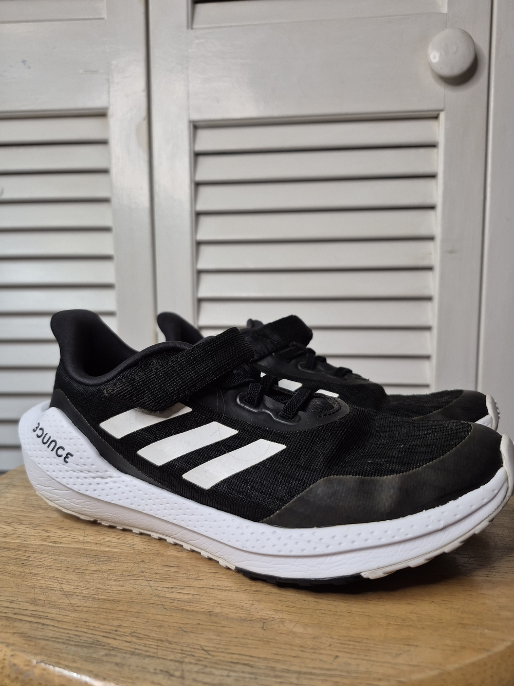 Adidas Kids' Black & White Athletic Shoes